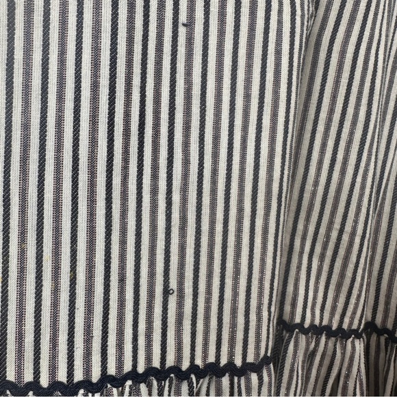 Anthropologie Bhanuni by Jyoti Plumier Blouse Beaded Boho Babydoll Top MEDIUM - Picture 9 of 10